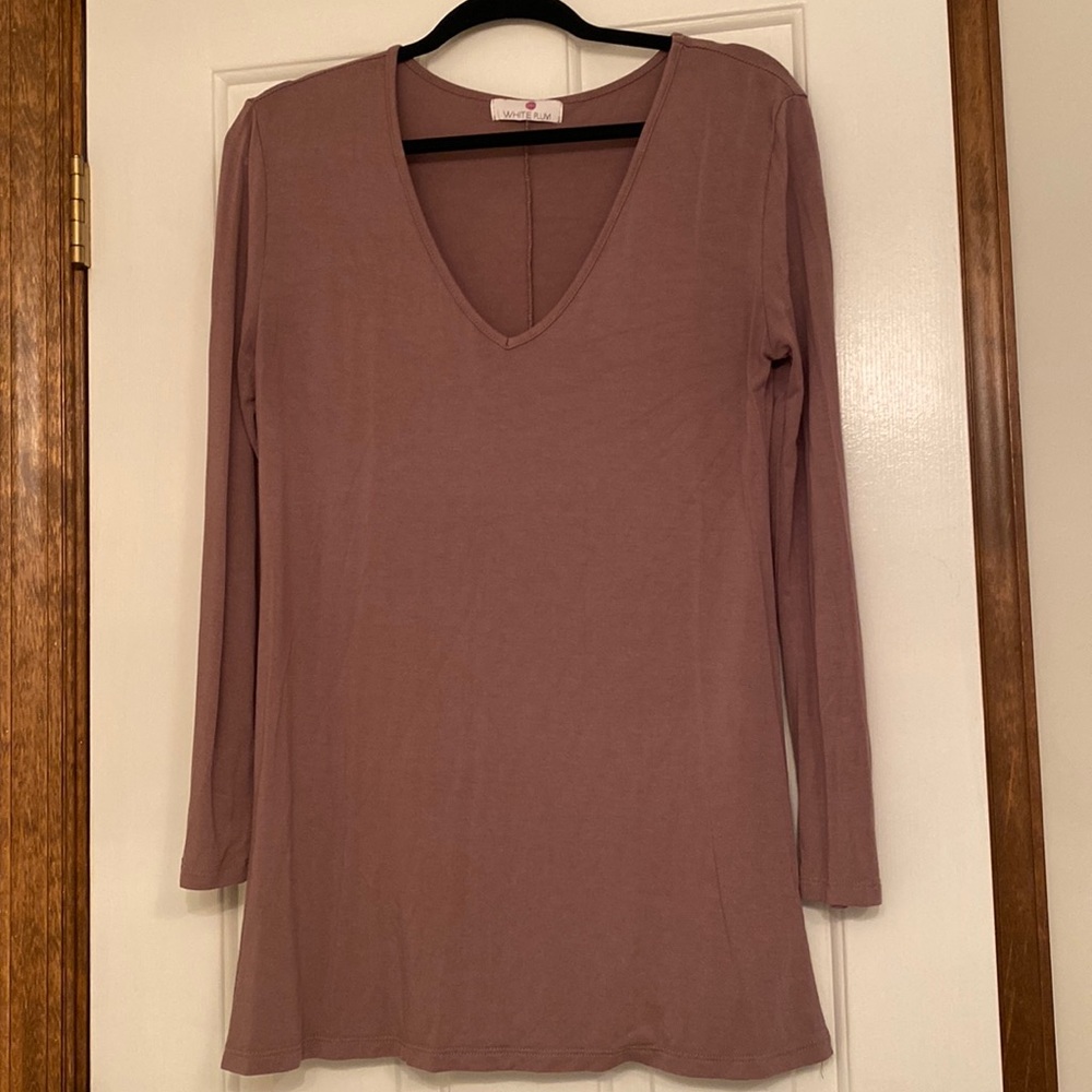 White Plum Tan/Brown Tunic - Med
